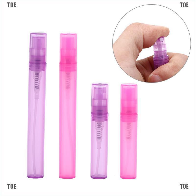 (hàng Mới Về) Bình Nhựa Đựng Nước Hoa Dạng Xịt Mini 3 / 5ml