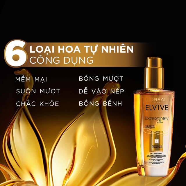 Tinh dầu dưỡng tóc Loreal Elseve Extraordinary Oil