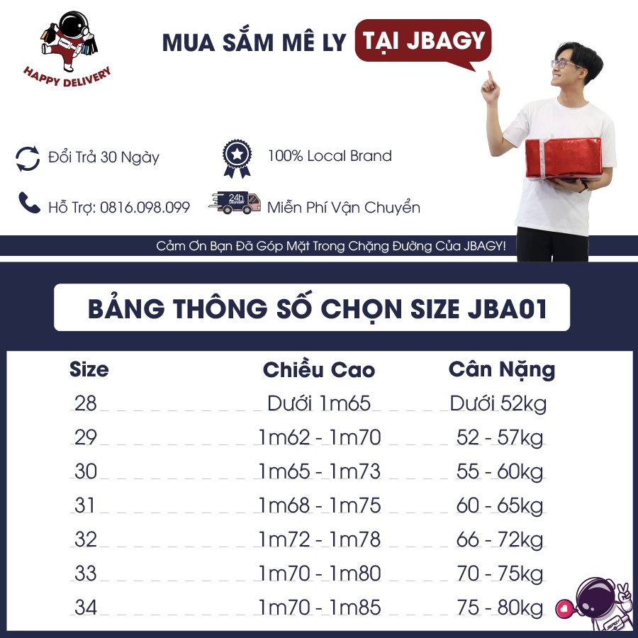 Quần baggy nam ống rộng vải Hàn cao cấp, quần tây âu co giãn Premium thời trang JBAGY - JBA01