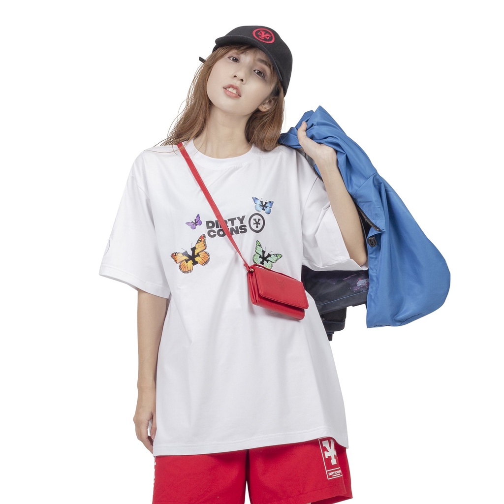 Áo Thun Tay Lỡ Unisex Bướm Dirty phông form rộng Unisex nam nữ phong cách Ulzzang - ATIN29