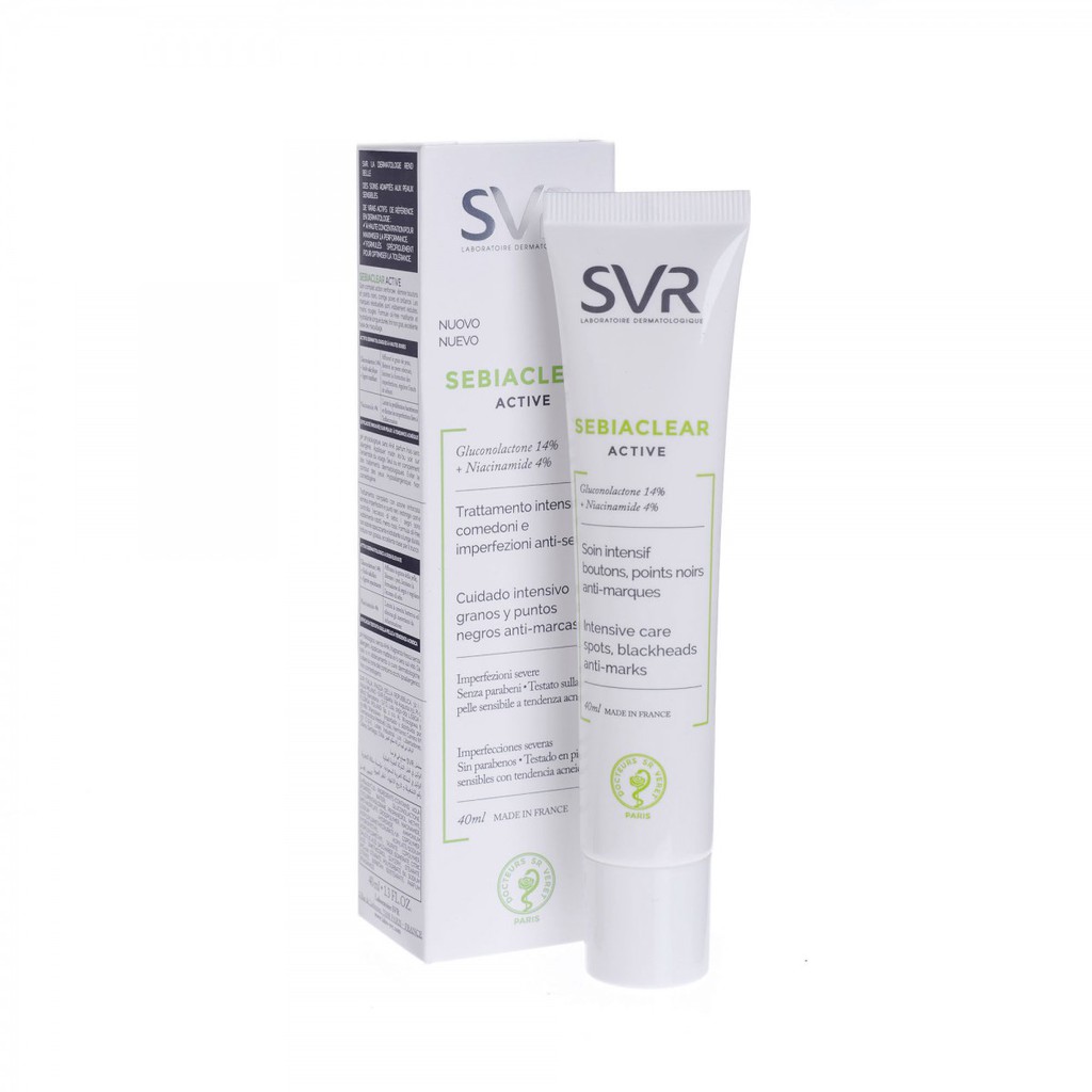 SVR Kem Dưỡng Giảm Mụn SVR Sebiaclear Active [40ml]