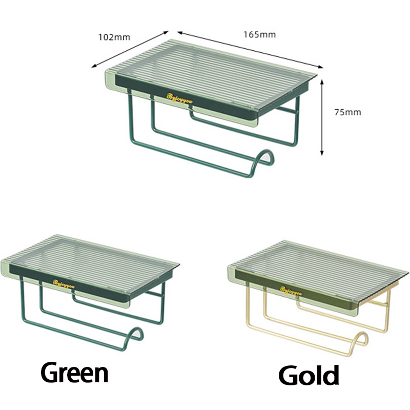 Giá Đỡ Cuộn Giấy Vệ Sinh Gắn Tường Không Cần Đục Lỗ Cho Nhà Bếp / Phòng Tắm