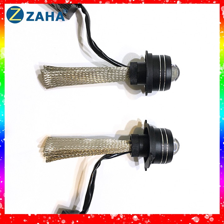 Đèn Pha Led RUBY Zaha Bi Cầu Mini 2 Mầu Đuôi Công Chuyên Ô Tô Xe Máy 2022