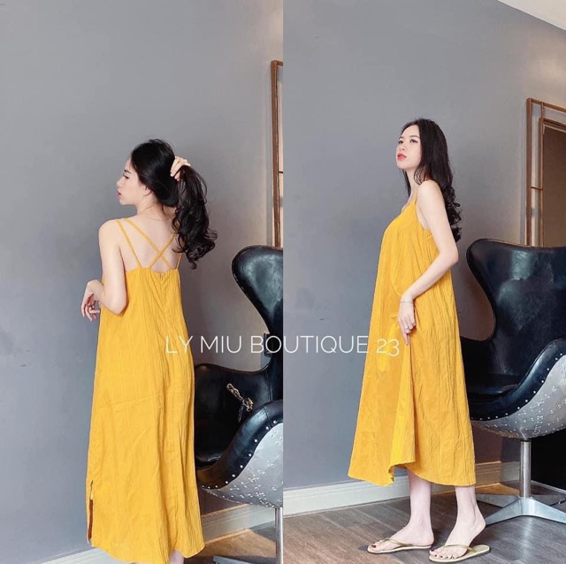 Đầm maxi 4 dây hot trend
