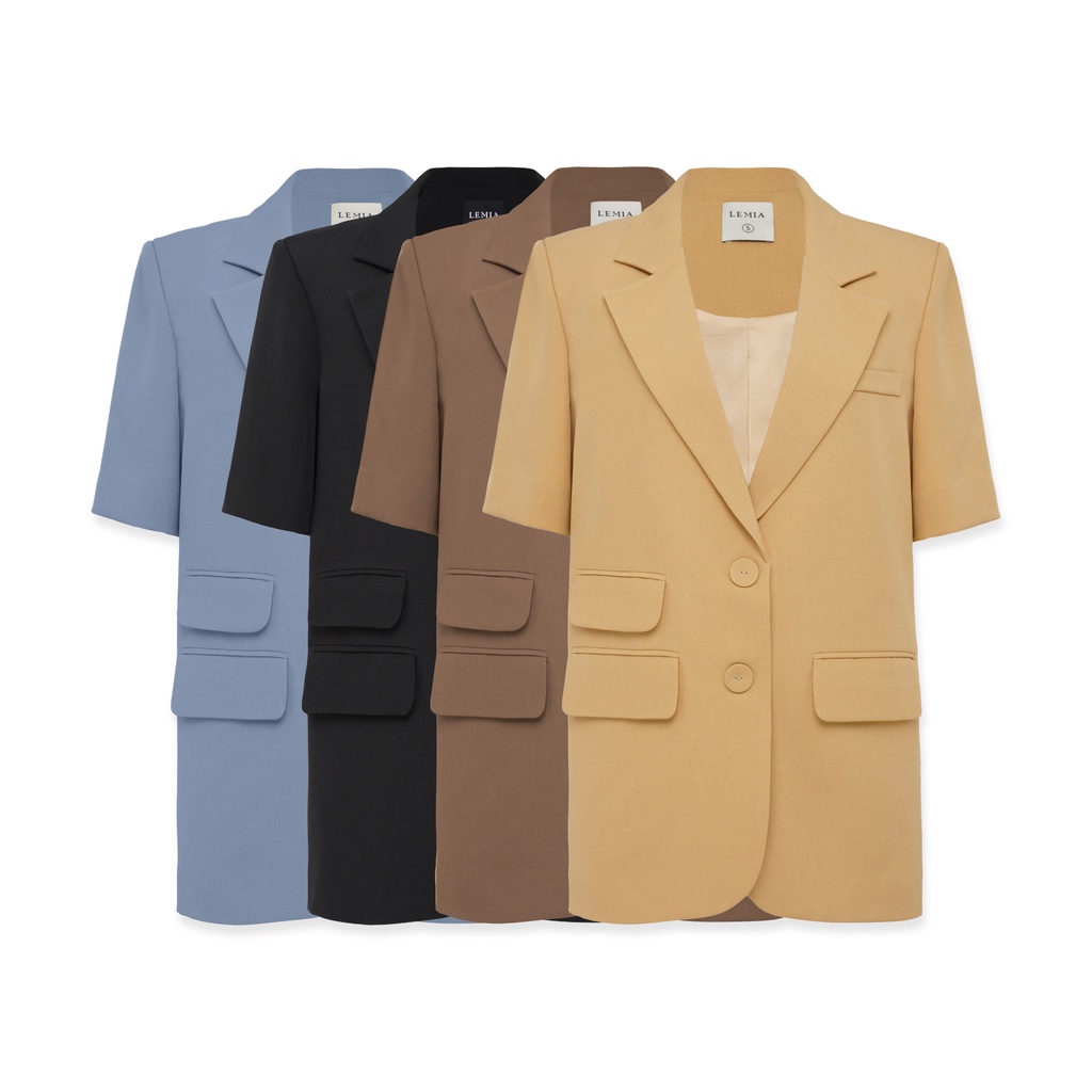 Áo Vest Nữ Tay Cộc 3 Túi Dáng Công Sở Thời Trang Thanh Lịch By LEMIA Design - 22AV015