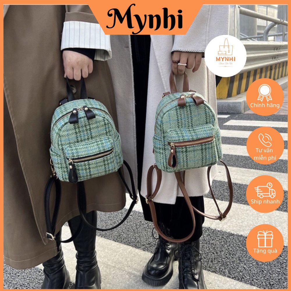 Balo mini thời trang balo nữ thời trang dễ thương có hình thật SMN334