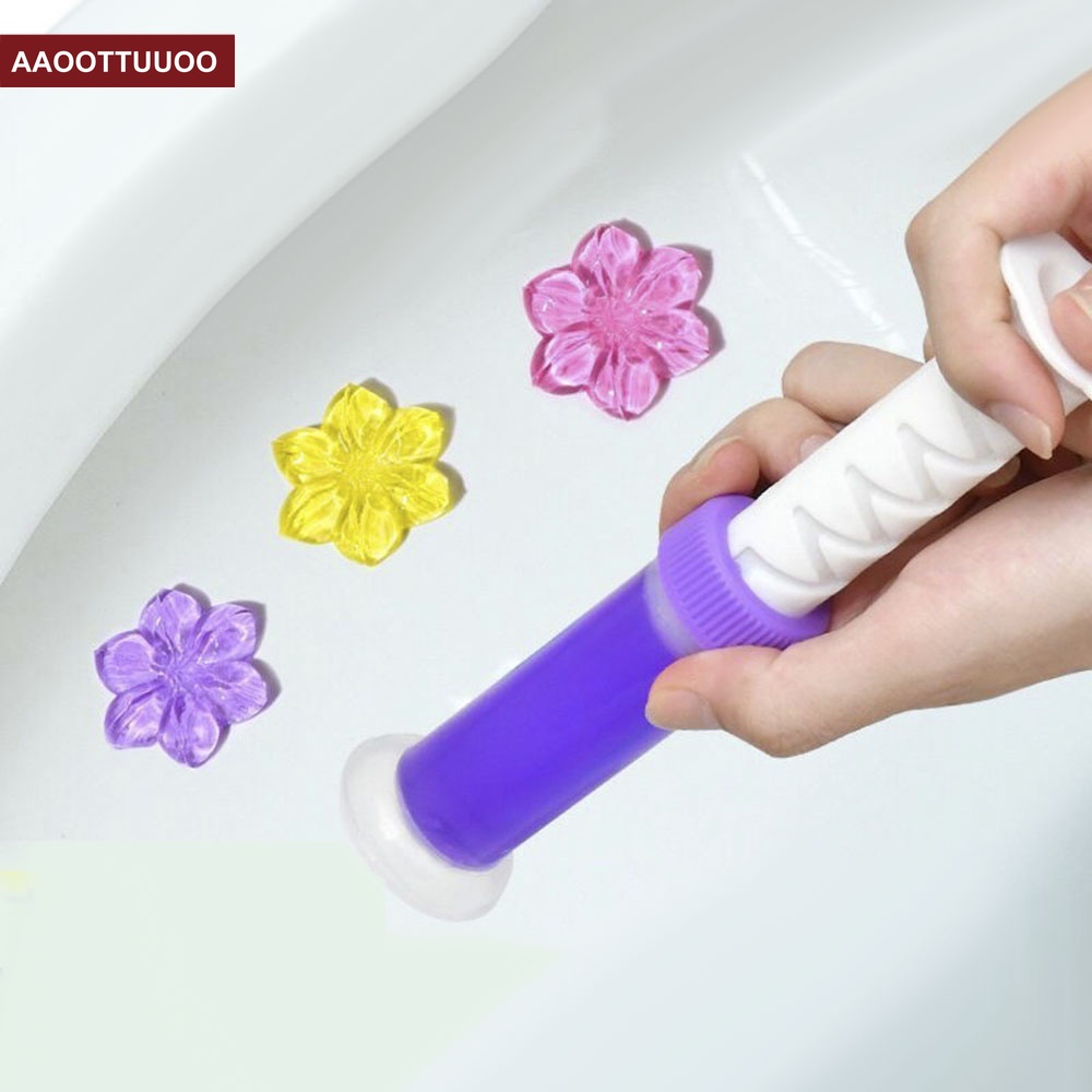 Gel Thơm Làm Sạch Nhà Vệ Sinh Không Cần Chạm Bằng Nhựa