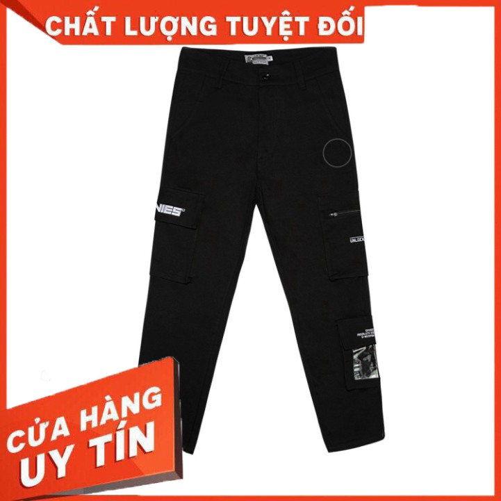 Quần kaki túi hộp phối nhựa trong DAVIES - Plastic Box Pant - Hàng nhập khẩu