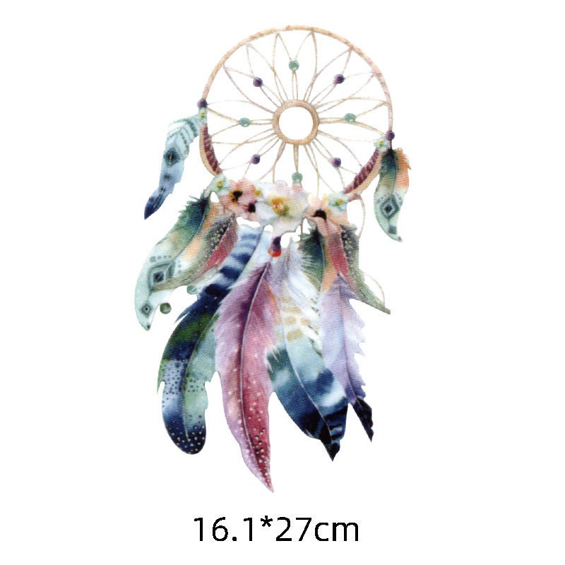 HÌNH DÁN ỦI NHIỆT, MIẾNG DÁN QUẦN ÁO HỌA TIẾT DREAMCATCHER SIÊU DỄ THƯƠNG