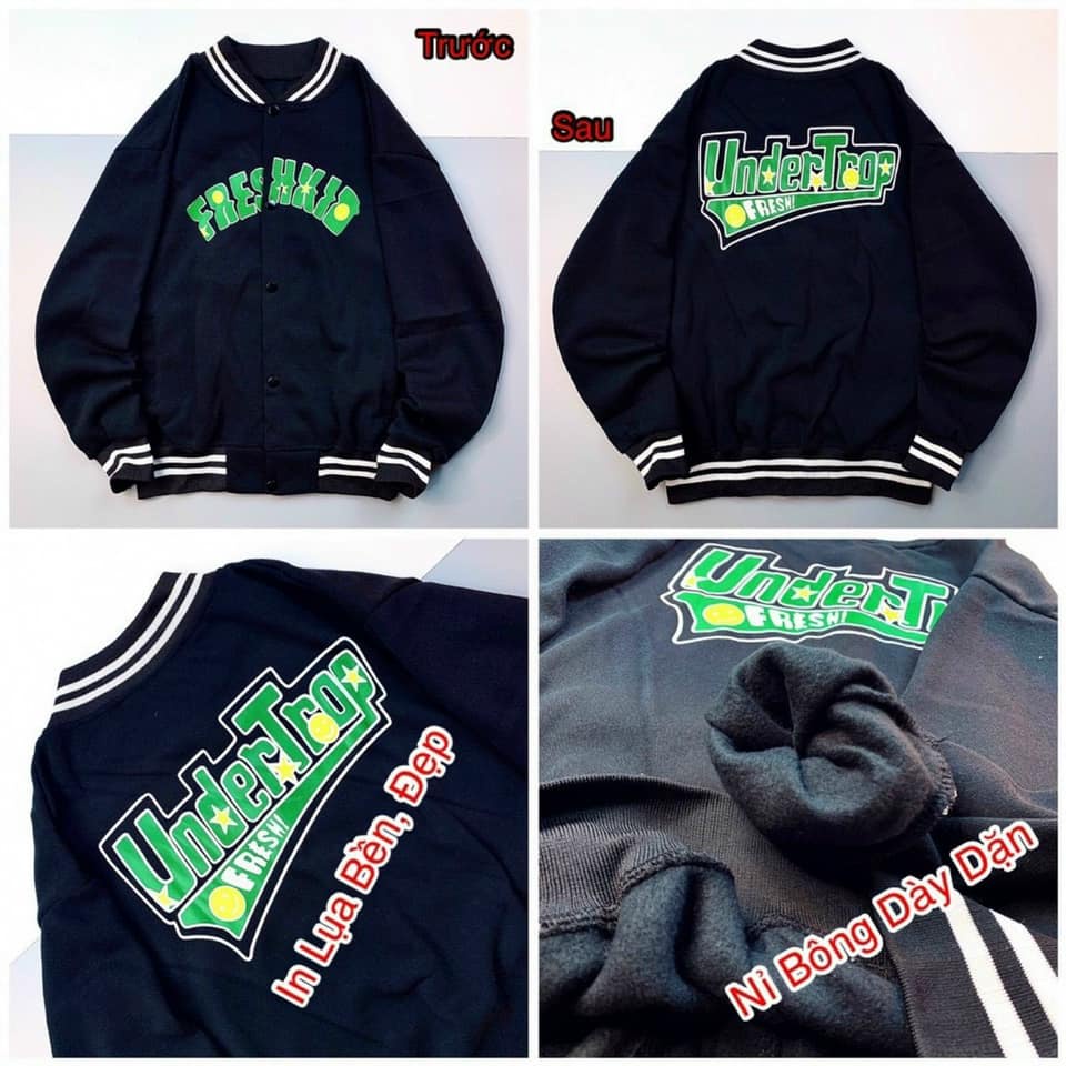 Áo Khoác Bomber Freskkid Áo Khoác Nỉ Ngoại Dầy Dặn Túi Bổ Cơi Hình In Đẹp Kiểu Dáng Raplang Form Unisex Nam Nữ