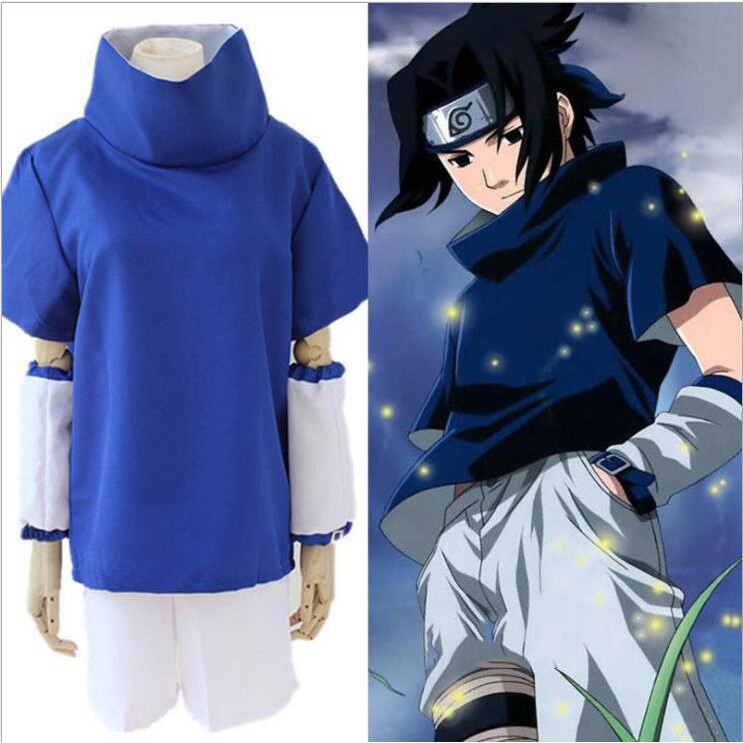 Set 5 món trang phục cosplay nhân vật Anime Naruto uchiha sasuke