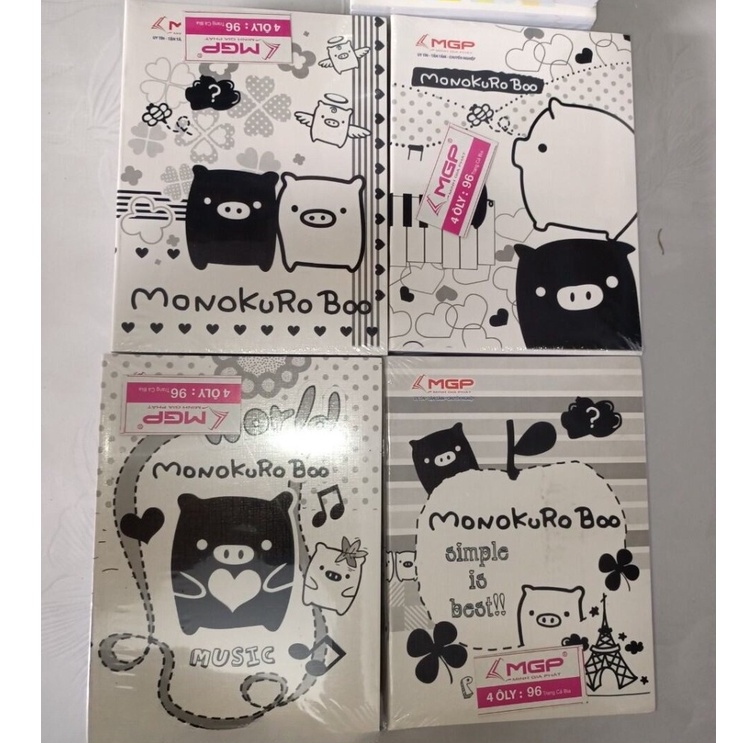 ( 1 Lốc ) Tập Vở Heo 96 200 Trang KT:158x205mm Độ Dày 70 Gsm ( Hơi Mỏng ) Minh Gia Phát Camshop