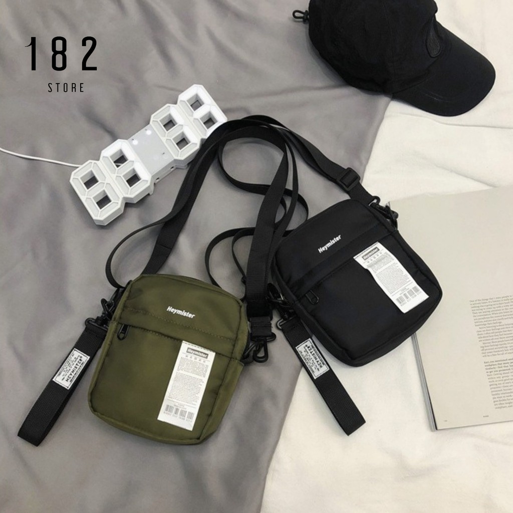 Túi Đeo Heymister Mini Unisex Nam Nữ Thời Trang Nhỏ Gọn Tiện Lợi Tặng Kèm Khoá Dây Hàng GenZ - The Black Box | BigBuy360 - bigbuy360.vn