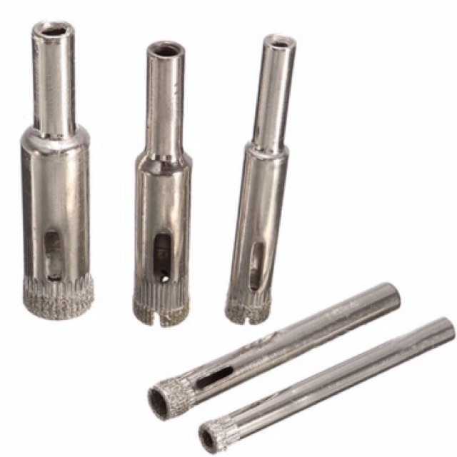 Bộ 6 Mũi Khoan Gạch Kính Lỗ Tròn 6mm 8mm 10mm 12mm 14mm 16mm - Mũi Khoan Đa Năng Gạch Kính Thủy Tinh Sành Sứ