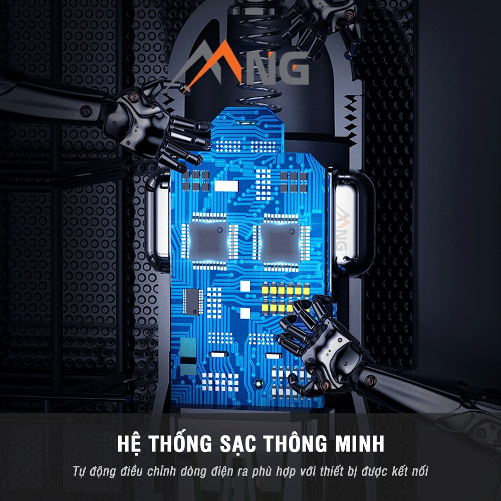 Tẩu sạc nhanh ô tô 2 cổng USB 12v - 24v Rockspace H8 sạc ổn định - hàng chính hãng bảo hành 12 tháng 1 đổi 1