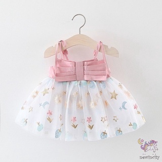 Đầm xoè công chúa màu hồng pastel cho bé gái