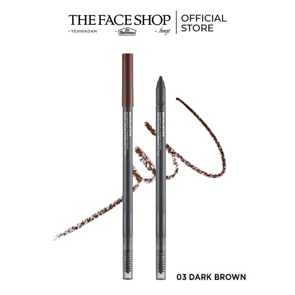 Chì Kẻ Chân Mày Đa Năng TheFaceShop Browlasting Waterproof Eyebrow Pencil 0.5G | BigBuy360 - bigbuy360.vn
