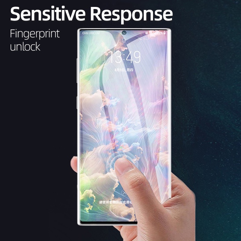 Kính cường lực dẻo Full màn 9D Cho Samsung Galaxy S23 Plus S20 S21 S22 S8 S9 S10 Note 8 9 20 Ultra