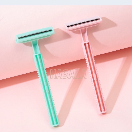 Dao cạo lông nách, vùng kín, lông tay, chân ,mặt 3 lưỡi dành cho phụ nữ HA0265 - Hasara