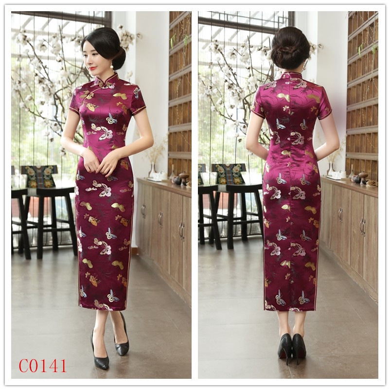 Đầm Sườn Xám Truyền Thống Trung Hoa