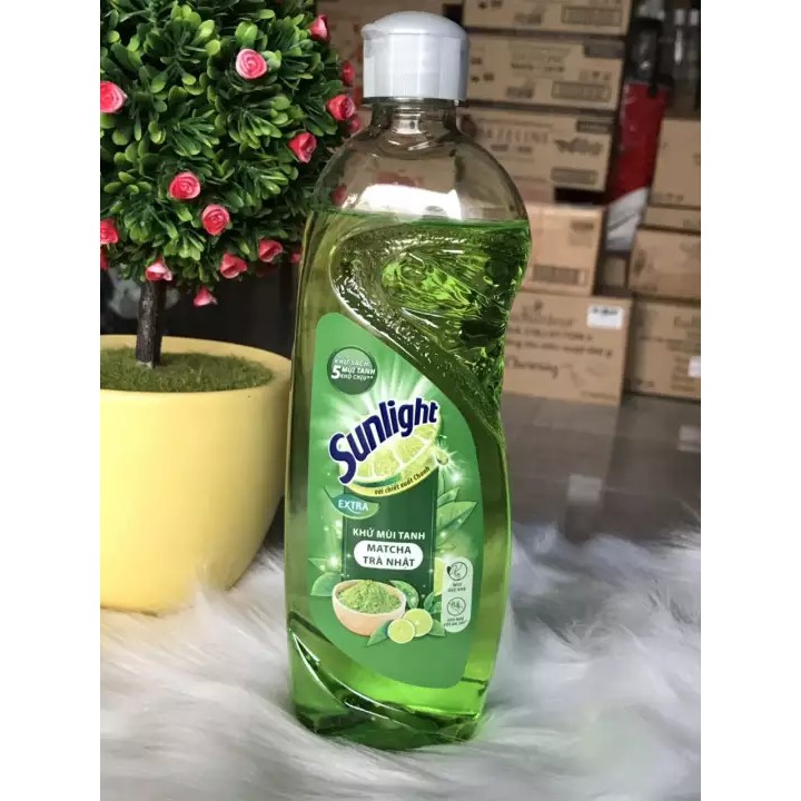 Chai Nước rửa chén Sunlight 380ml chai - Siêu Sạch-Giao màu ngẫu nhiên