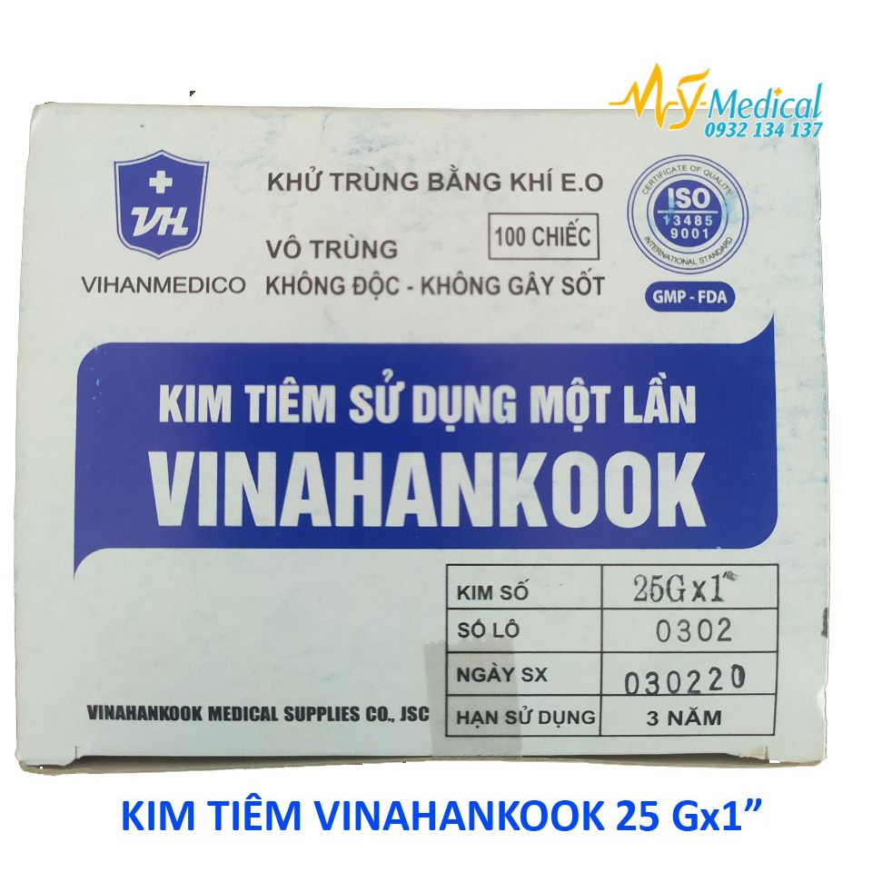 Kim tiêm 18, 23, 25 Vinahankook