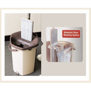 Bộ cây lau nhà Lock&Lock Squeeze Flat Mop - ETM470