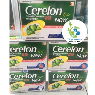 Hoạt huyết dưởng não CERELON New Q10   (hộp 100viên)