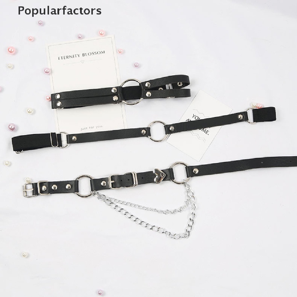 Vòng Tay Giả Da Phong Cách Gohic