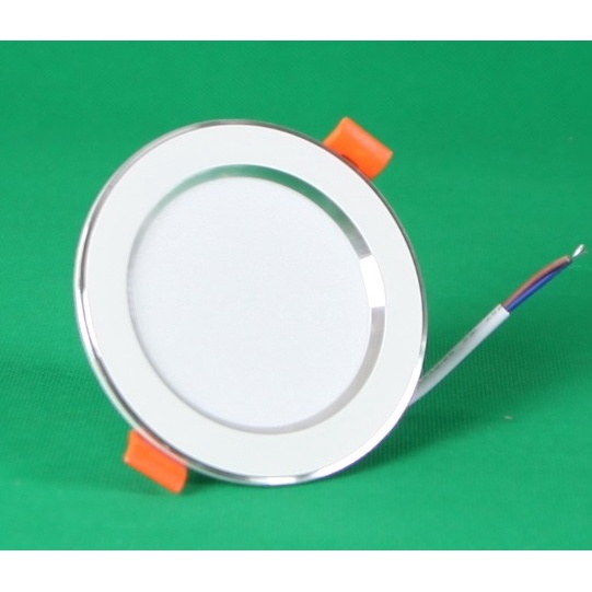 [SIÊU RẺ] Đèn Led Âm Trần 3 Màu 7W Viền Vàng/Bạc, Đèn Downlight Đổi Màu, Đèn Trần Trang Trí Phòng, Shop Thời Trang