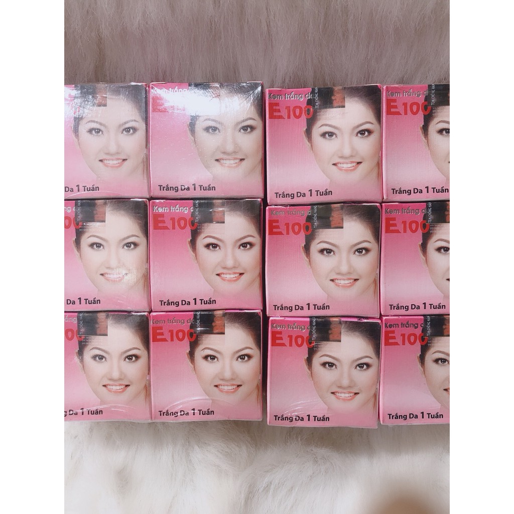 Kem Dưỡng Trắng Da E100 Cô Gái Việt