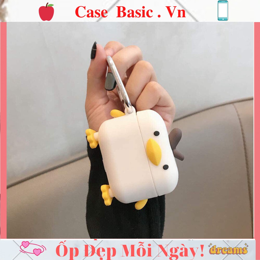 Vỏ Ốp Case airpod airpods pro bảo vệ, bao đựng tai nghe không dây bluetooth  Tặng kèm móc