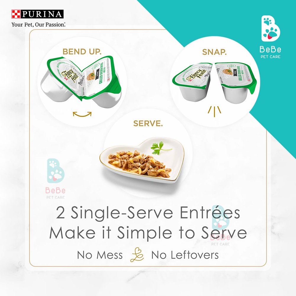 Pate FANCY FEAST Gourmet Peptites - Nhãn Hiệu Pate Cho Mèo Được Yêu Thích Trên Toàn Thế Giới - Nhập Khẩu Từ Mỹ