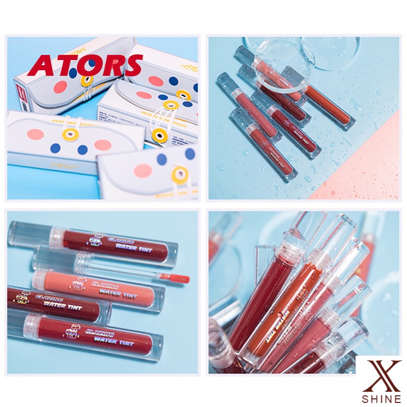 Son Kem Bóng ATORS Mushroom Bear Water Tint Lâu Trôi