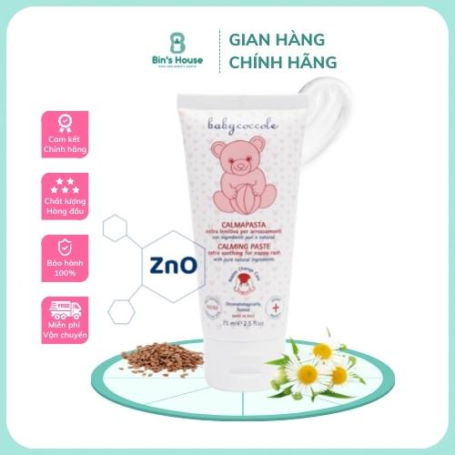 Kem chống hăm cho bé Babycoccole 0M+ chiết xuất hoa cúc và ZnO 20% 75ml