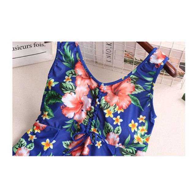 Bikini big size giấu bụng một mảnh họa tiết hoa HXK | BigBuy360 - bigbuy360.vn