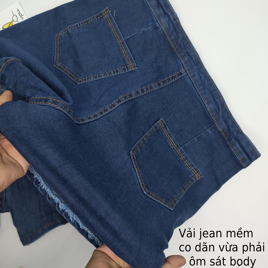 quần short nữ lưng cao - Quần đùi jean lưng cao ôm body tôn dáng , sexy - QĐO01
