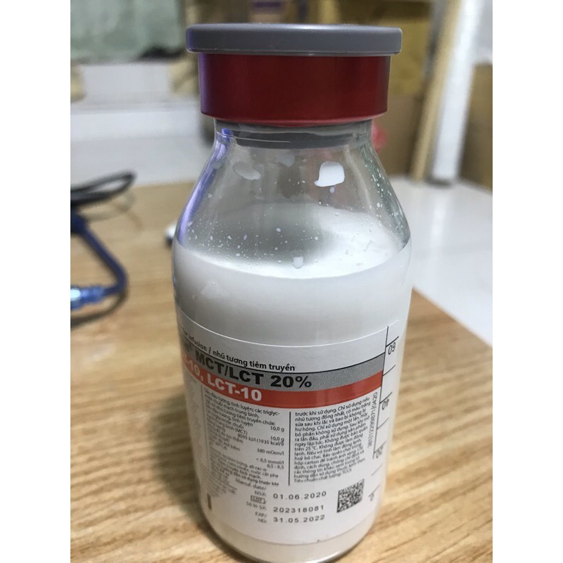 Nhủ dịch lipid Lipofundfin  20%   Bbraun Đức