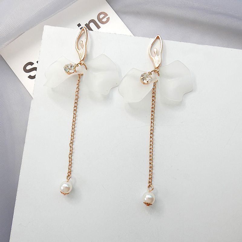 Set bông tai 5 chi tiết hình hoa - Set hoa tai dễ thương 5 chi tiết kiểu dáng vỏ sò