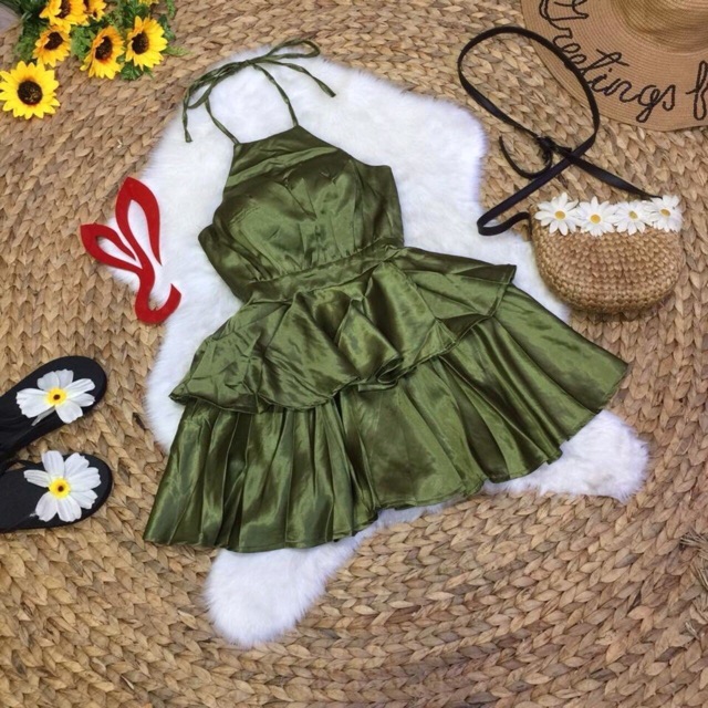 Đầm phi bóng tầng có mút ngực (kèm ảnh thật) | BigBuy360 - bigbuy360.vn