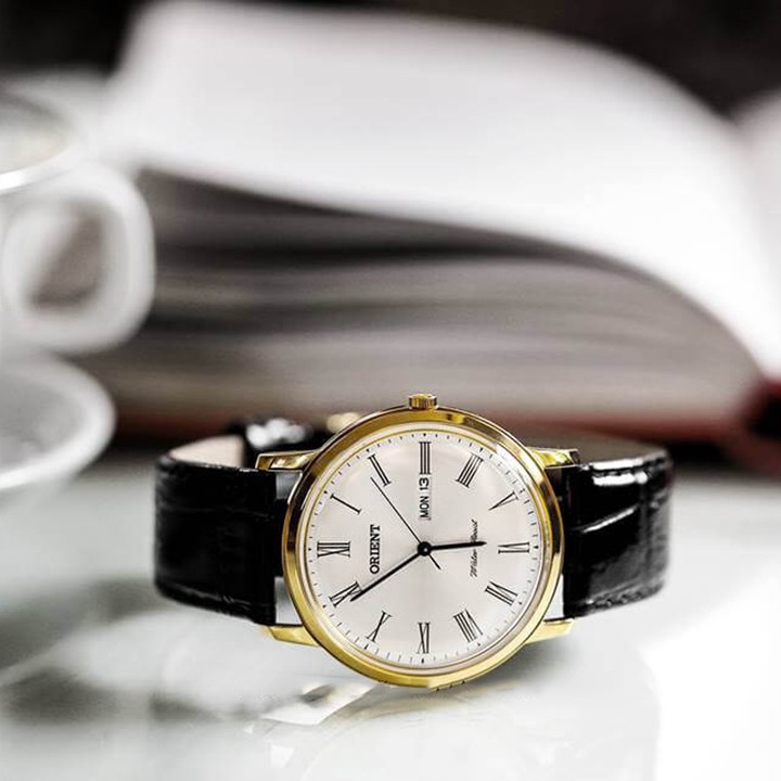 Đồng hồ Nam Orient FUG1R007W6 [ Chính hãng full box ] Bambino Gen 1 , Quartz , dây d