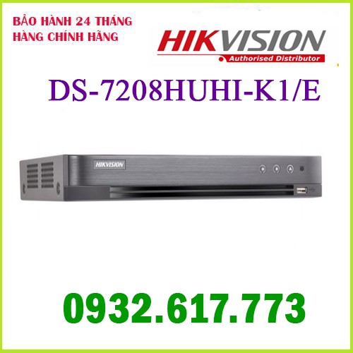 Đầu ghi hình DS-7208HUHI-K1/E(S)  TVI-IP 8 kênh HIKVISION