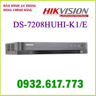 Đầu ghi hình ds-7208huhi-k1/e tvi-ip 8 kênh hikvision
