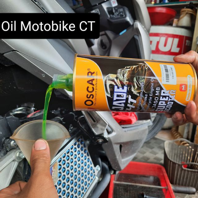 Nhớt Oscar tay ga + Lap Motul 10w40 800ml full tổng hợp