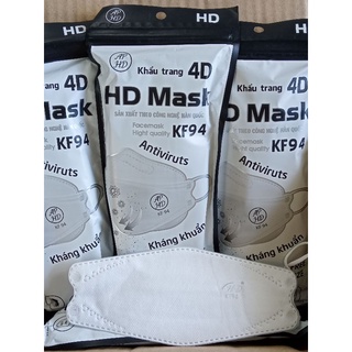 Set 100 cái khẩu trang 4d hd mask kf94
