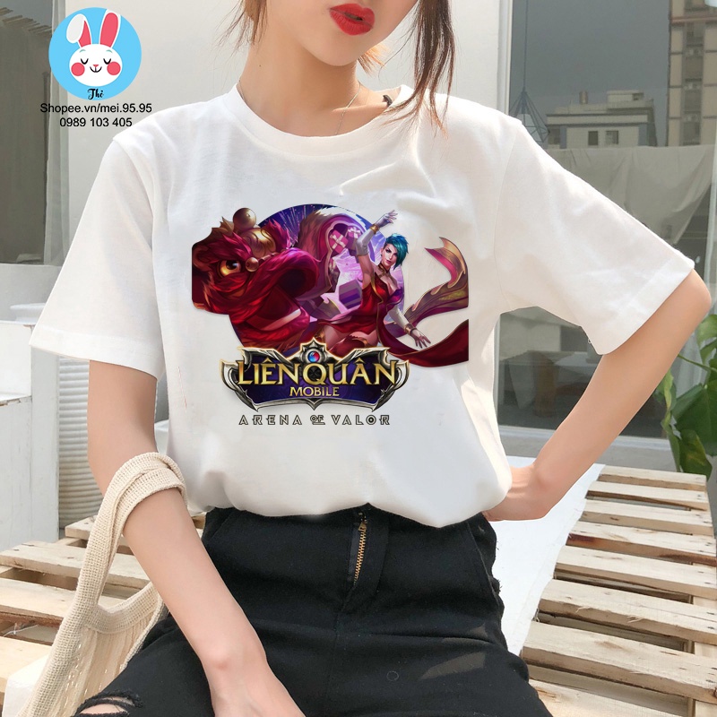 Áo thun liên quân mobile cực chất - áo phông liên quân natalya  - hình in sắc nét