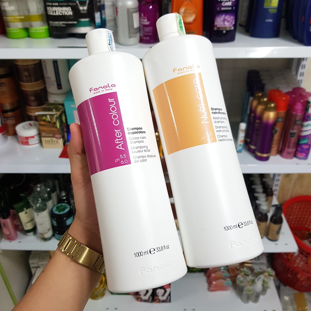 Dầu Gội Phục Hồi Tóc Hư Tổn Fanola Nutricare Shampoo 1000ml