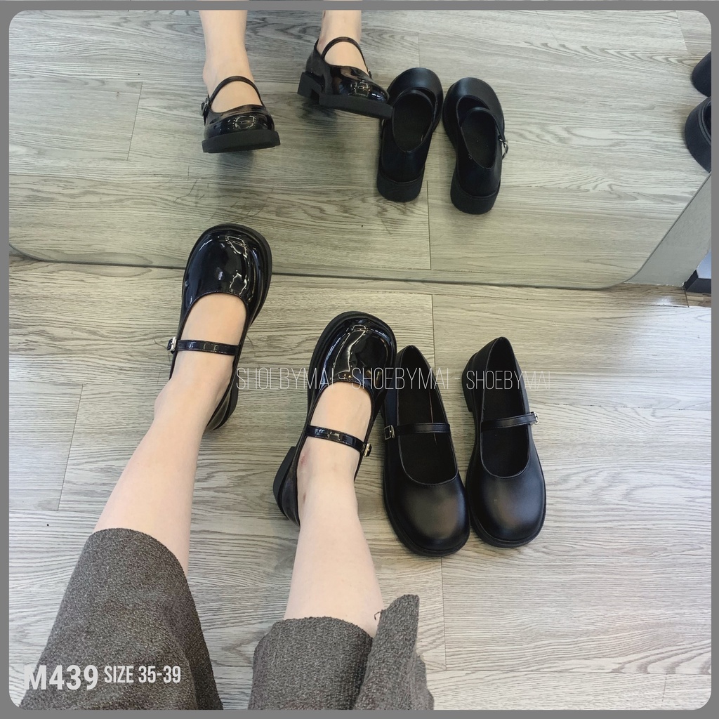Giày búp bê nữ quai ngang cá tính M439 SHOEBYMAI