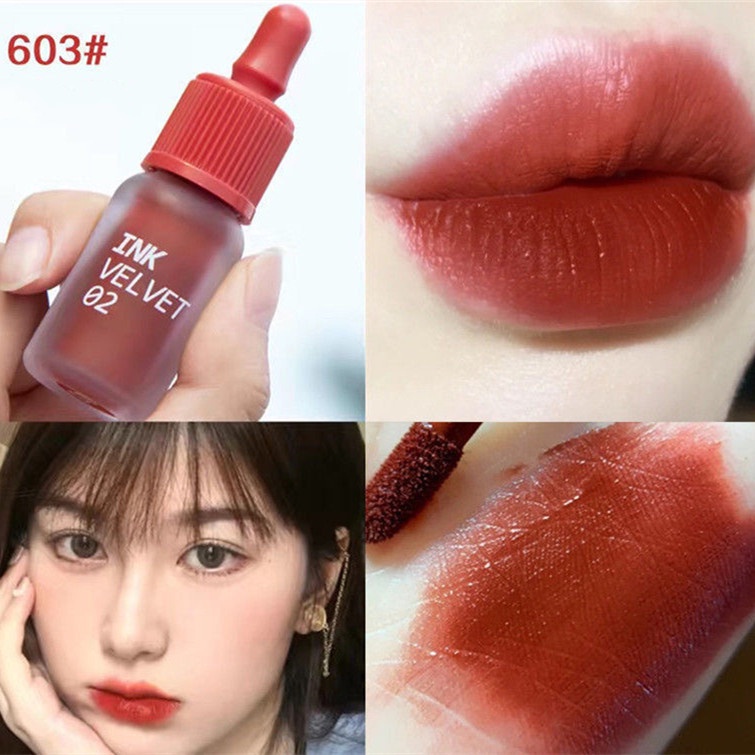 【Giao hàng ngay】 son môi trong chai nhỏ lip glaze matte với cùng một loại son môi