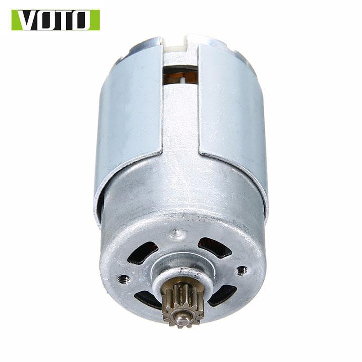 Động Cơ DC RS550 21V 19500 Rpm Với 12 Răng Tốc Độ cao cấp thế hệ mới - Motor máy khoan Pin DC RS550 21V 19500 Rpm